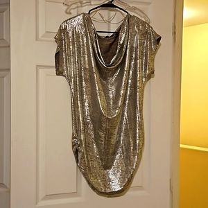 Silvery gold t shirt